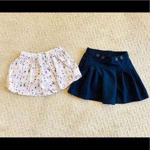 Two girls skirts size 5
